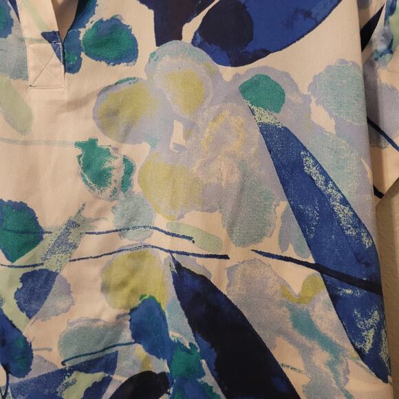 Natori‎ Oversize Beach Cover Up Womens XS Floral Beachy Sheer Lightweight - Picture 4 of 8